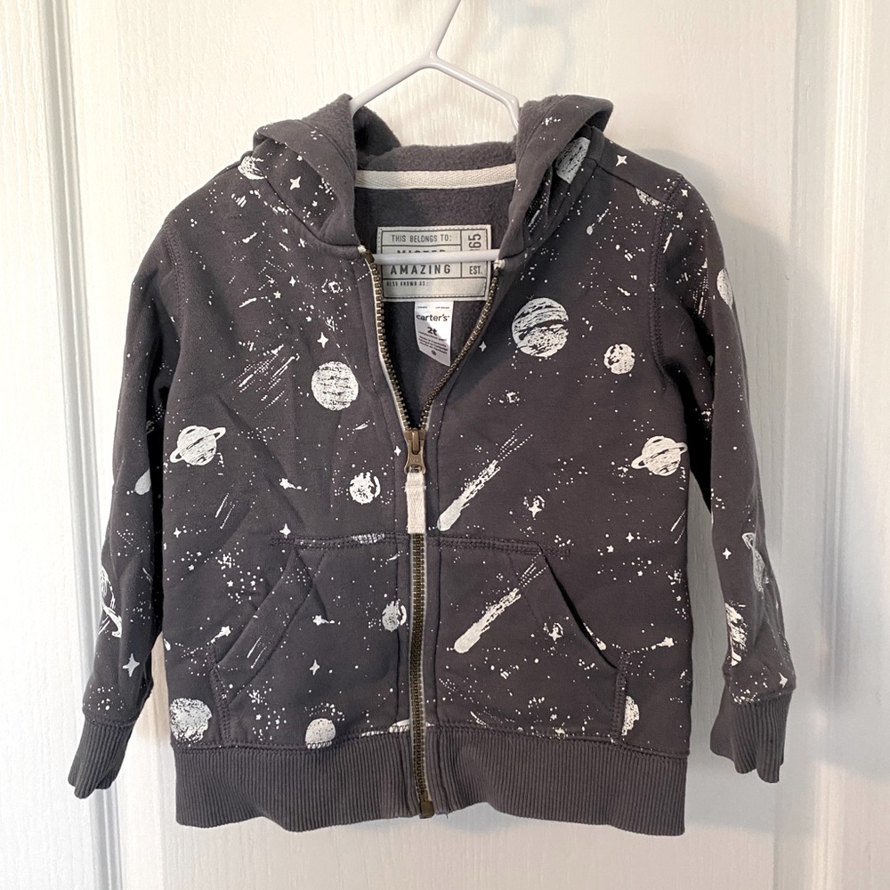 Toddler Sweatshirt Zip-up Hoodie - 013